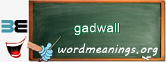 WordMeaning blackboard for gadwall